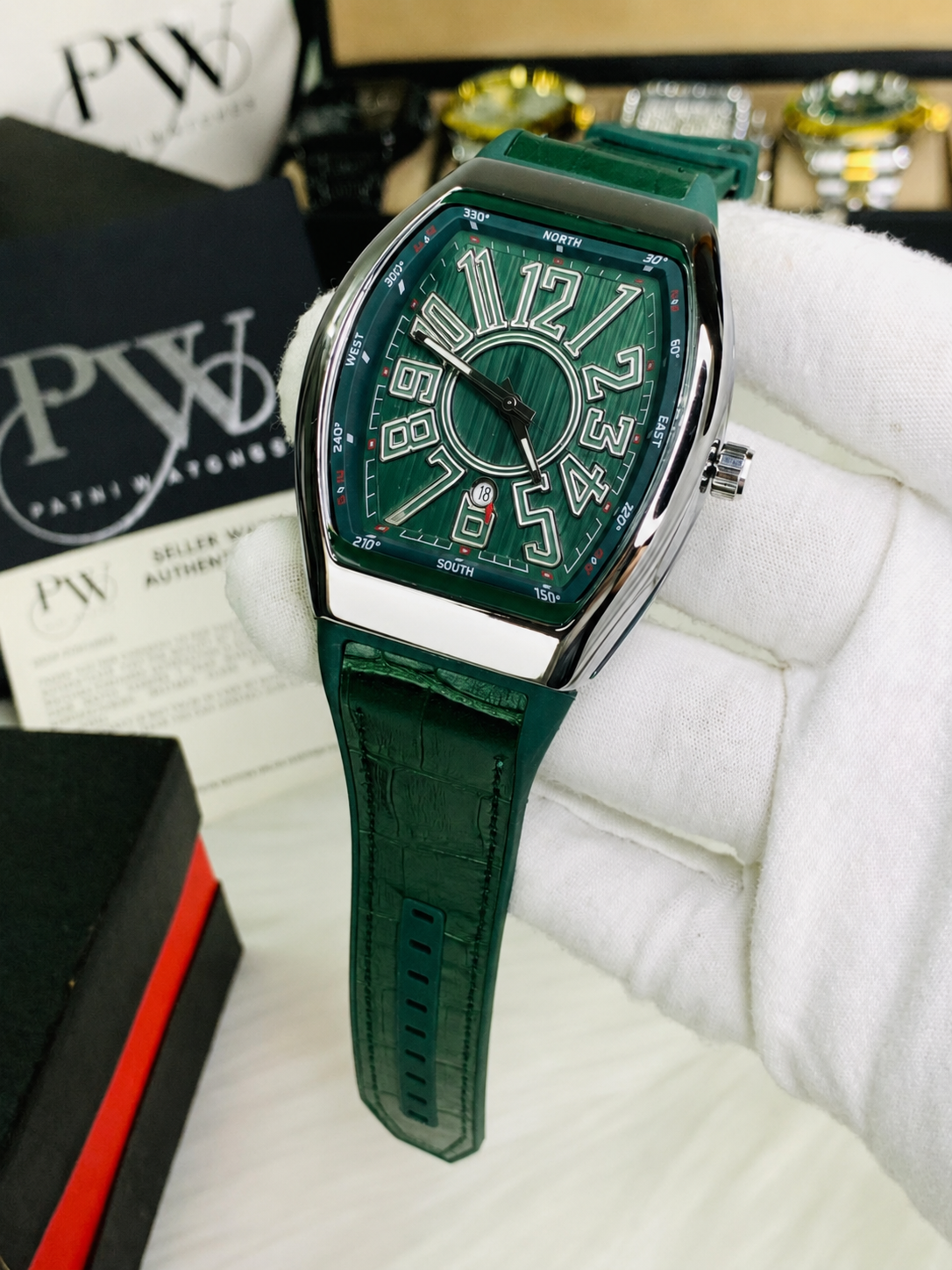 FM Model (Green) Patni Watches
