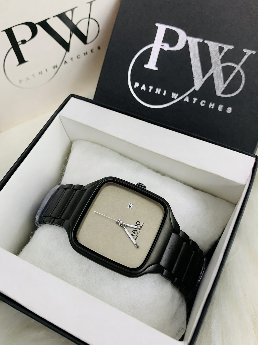 RD SQ Model (Black Inner Grey) Patni Watches