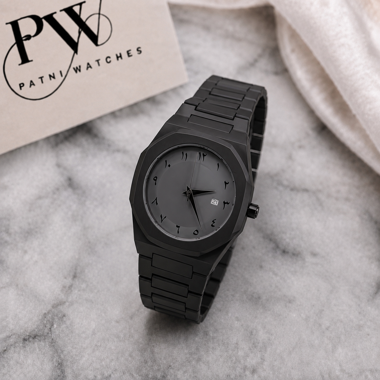 Arabic Heavy Weight Aura Watch Patni Watches