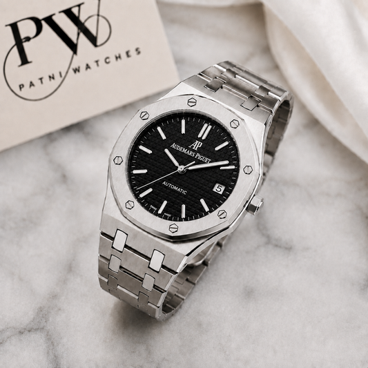 AP Royal Oak (Black) Patni Watches